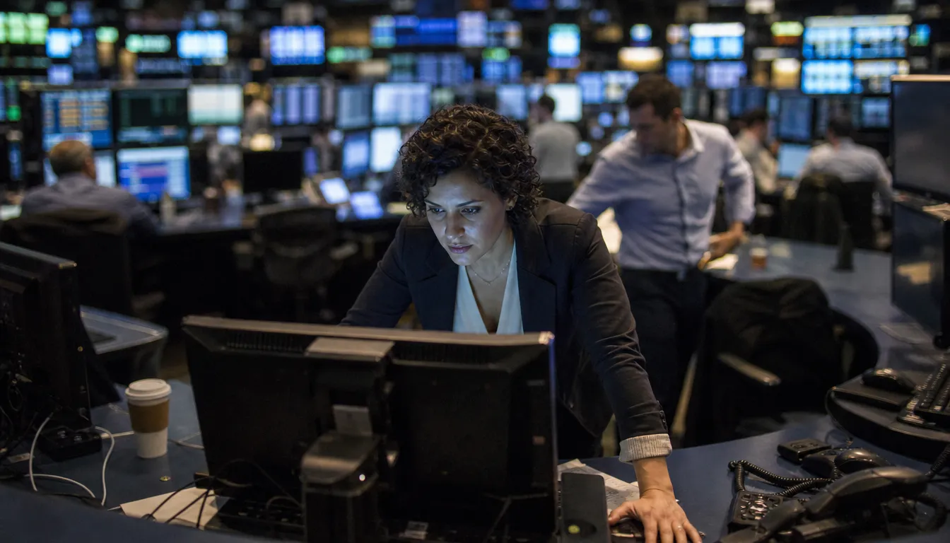 The 7,775 That Nobody Priced: S&P Clears the 2% Line at the Bell — AI-generated photograph · Fictional scene — no real people depicted